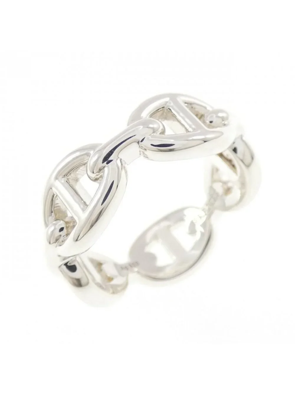 Hermes Chaine D'ancre Enchainee Ring